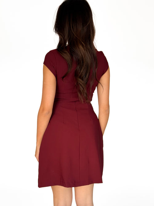 Valerie dress bordeaux