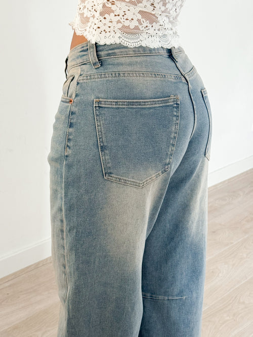 Stretch - Ivy balloon jeans vintage denim
