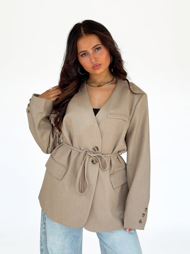 Maddy blazer camel