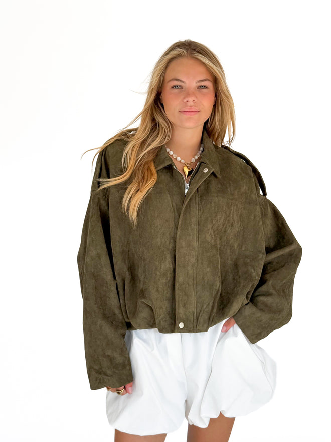 Noelle jacket army green
