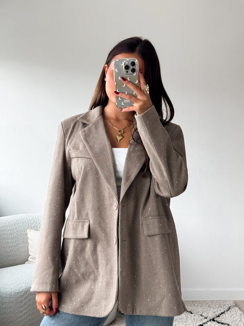 Aimee blazer taupe