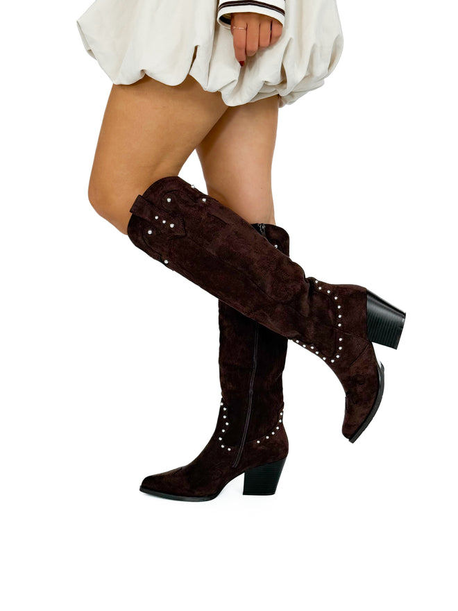 Pre-order Dani boots brown