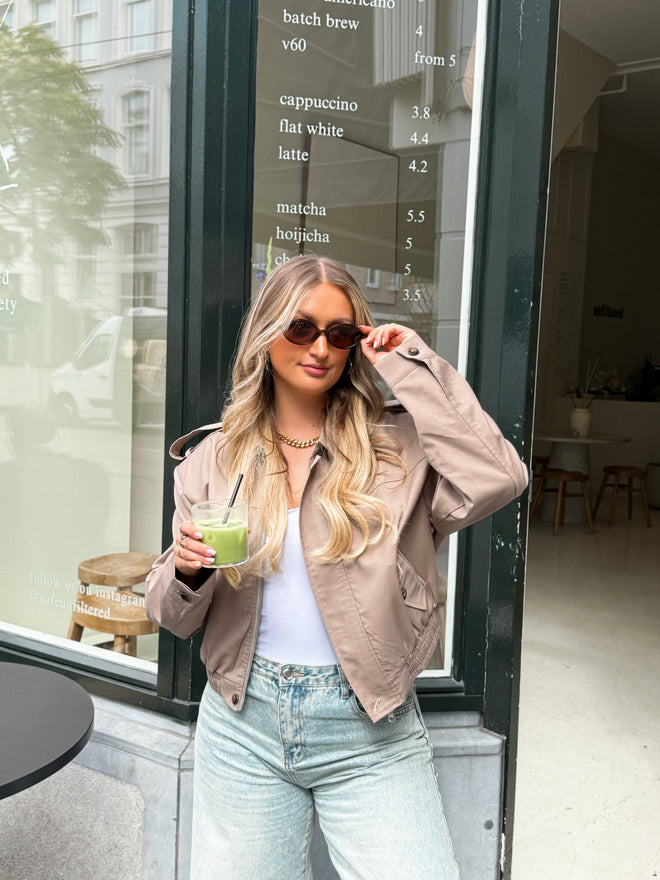 Julie jacket taupe