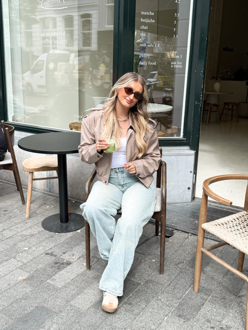 Julie jacket taupe