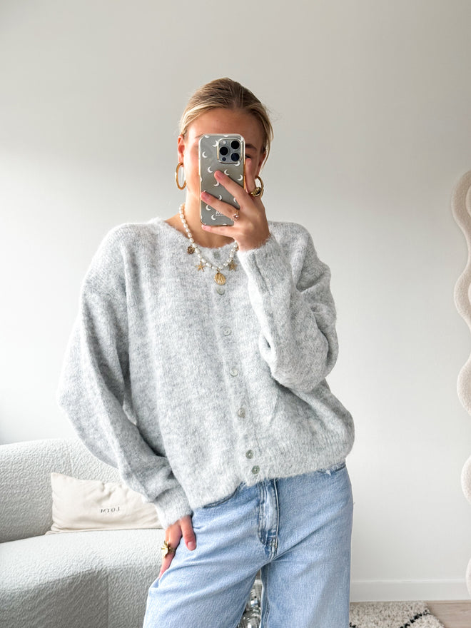 Hazel knit grey