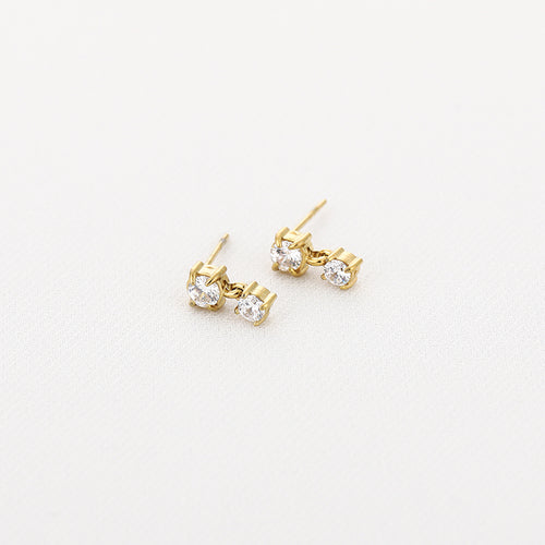 Lies earrings gold