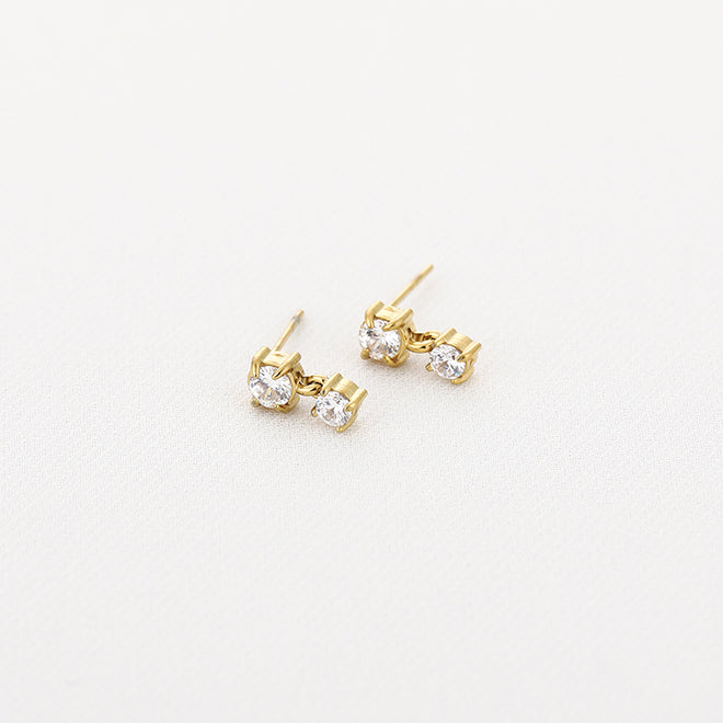 Lies earrings gold