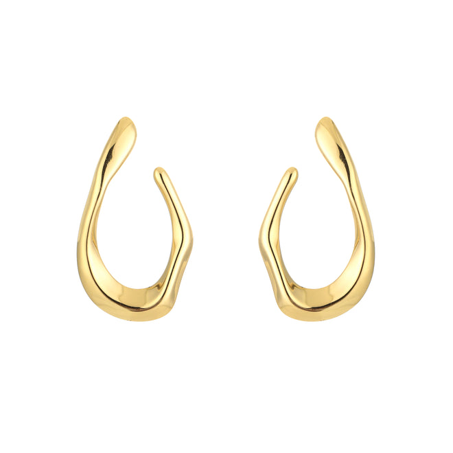 Rosa earrings gold
