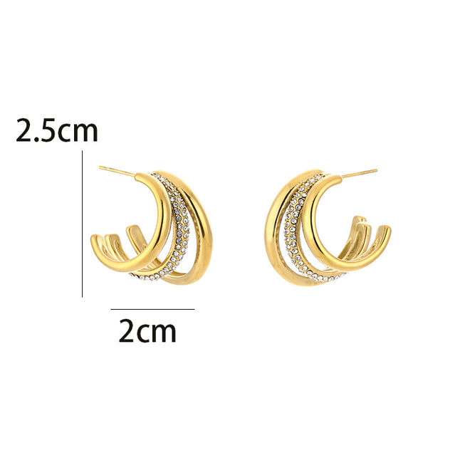 Livia earrings gold