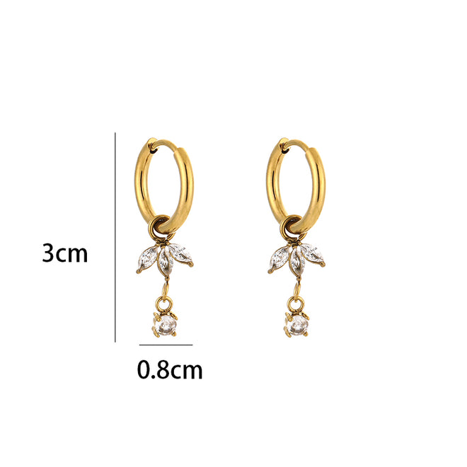 Tessa earrings gold