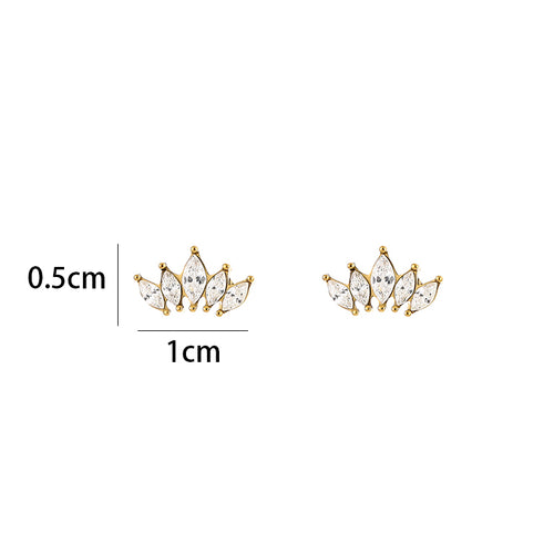 Naomi earrings gold