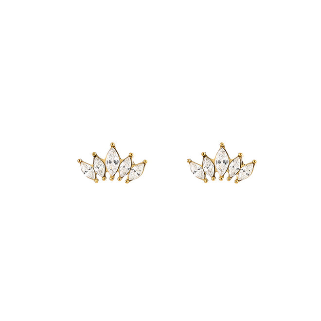 Naomi earrings gold