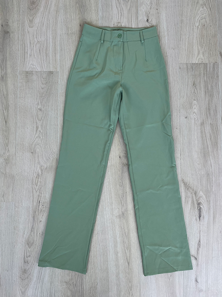 Tweede kans - Jenny pantalon light green - M