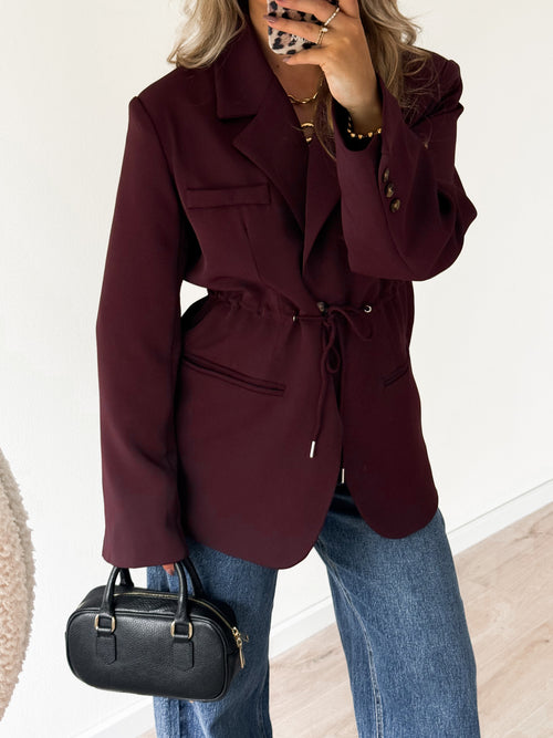 Anna blazer bordeaux
