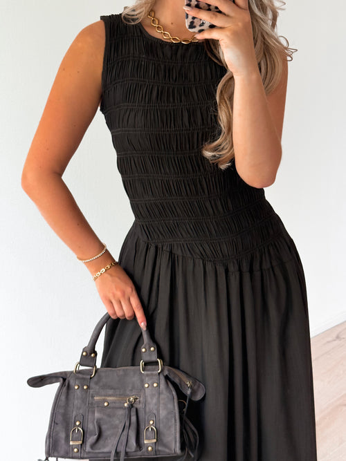 Layla dress brown