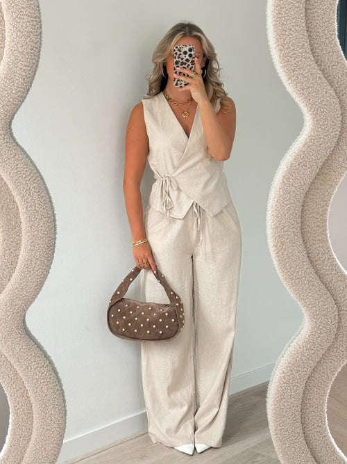 Nina top beige