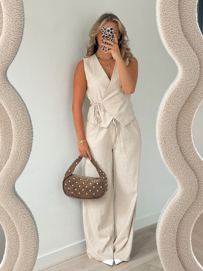 Nina top beige