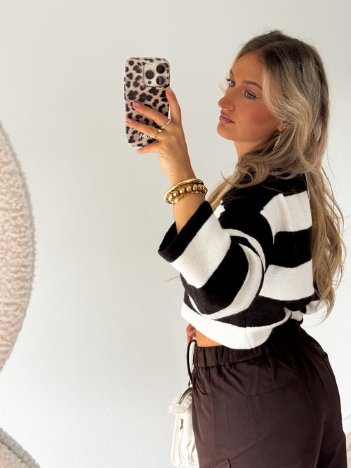Misty knit brown