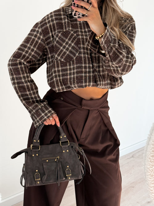 Lola blouse brown