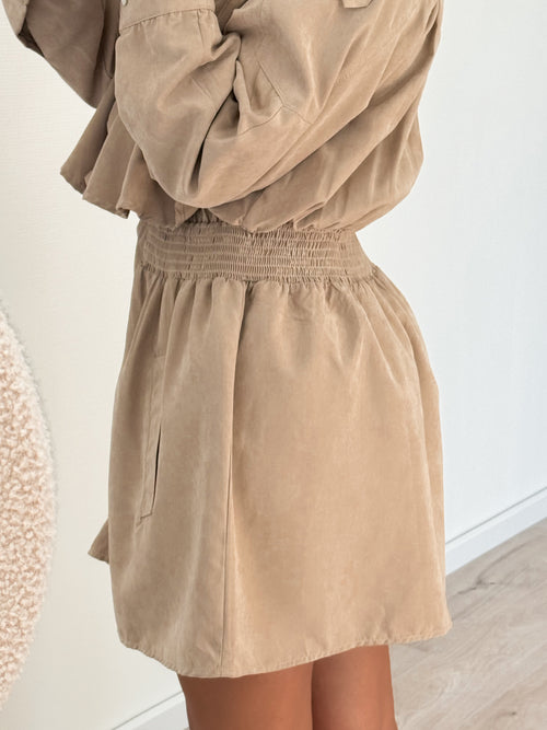 Hannah dress beige