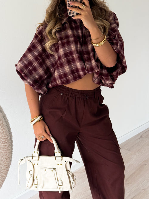 Tess blouse bordeaux