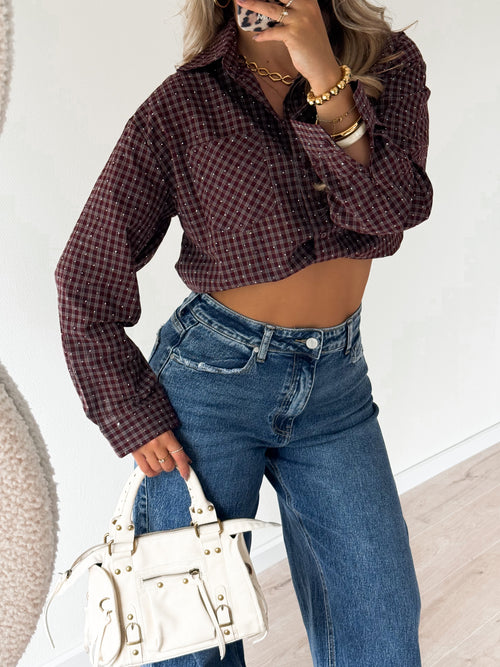 PRE-ORDER Ella blouse bordeaux