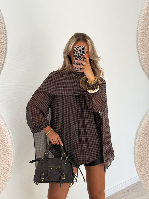 Rosie blouse brown