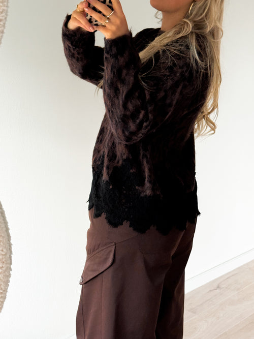 Lotte knit brown