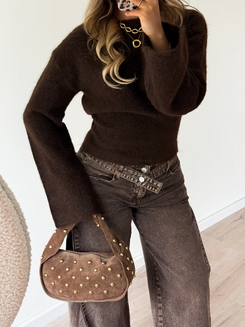 Luna knit brown