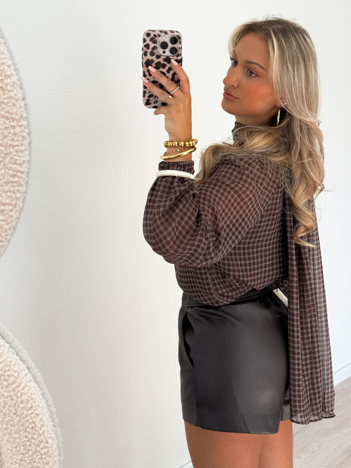 Rosie blouse brown