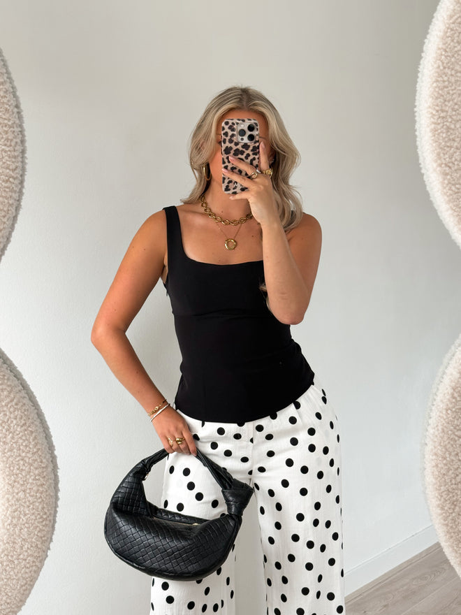 Megan top black