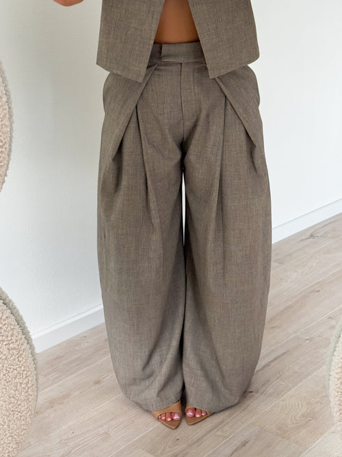 Maud pants taupe