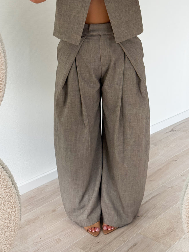 Maud pants taupe