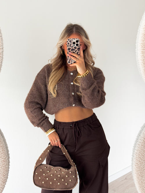 Jenna knit taupe