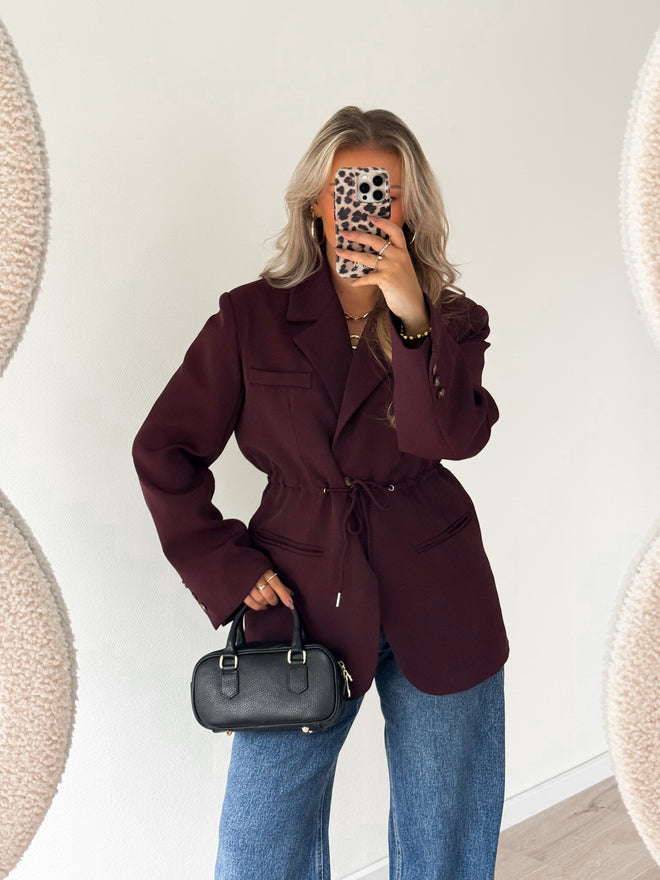 Anna blazer bordeaux