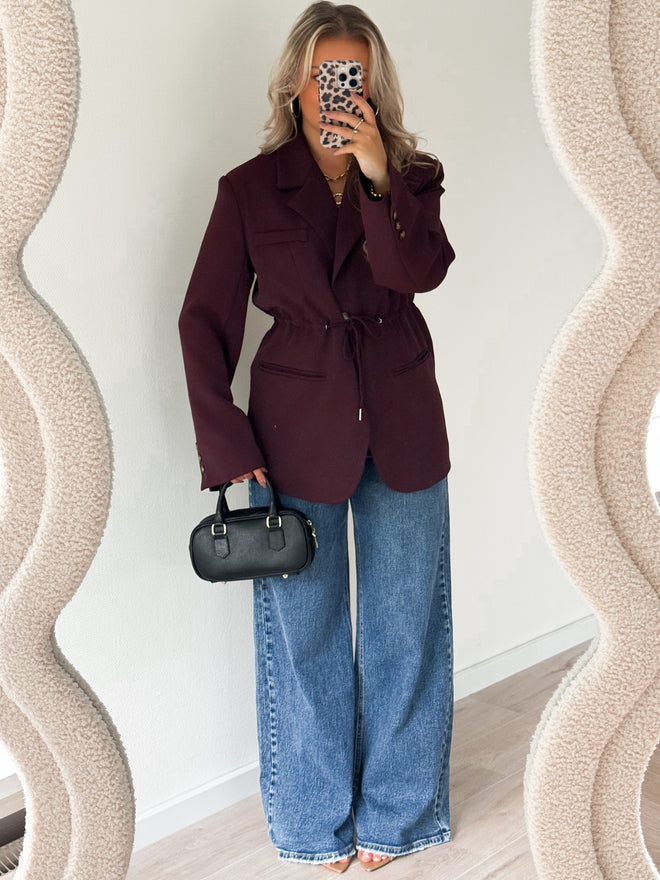 Anna blazer bordeaux