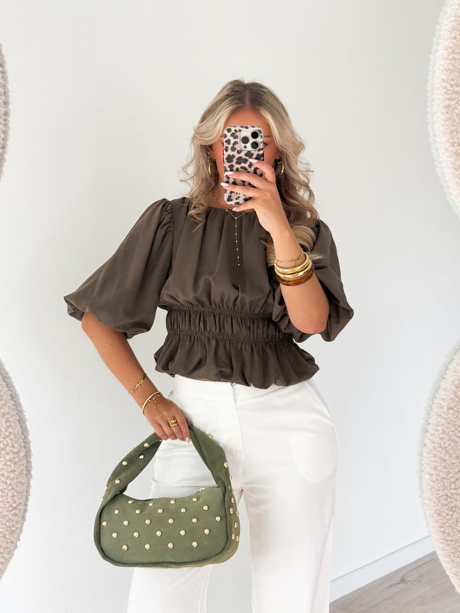 Lien top olive