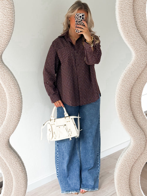PRE-ORDER Ella blouse bordeaux