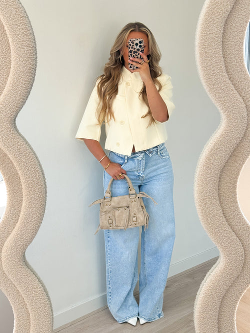 June top butter yellow