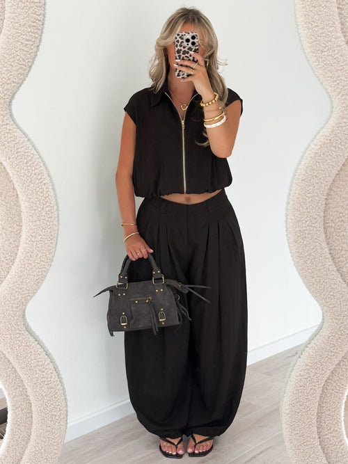 Elodie top brown