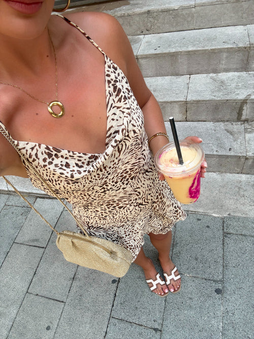Jane dress leopard