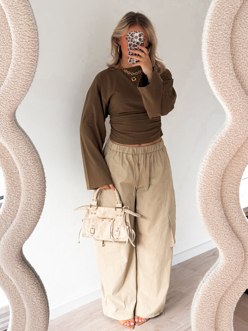 Kaya pants taupe
