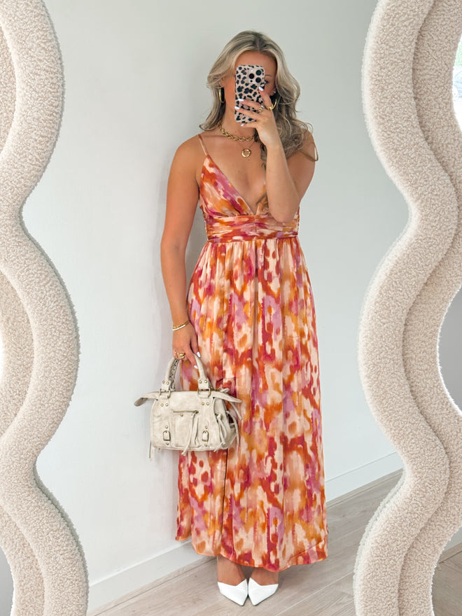 PRE-ORDER Marie dress orange