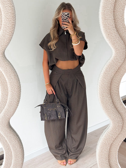 Kiki top brown