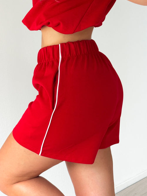 Joëlle short red