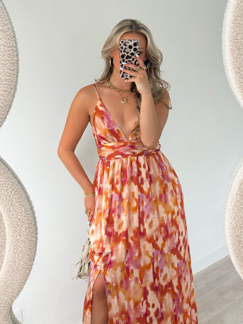 Marie dress orange
