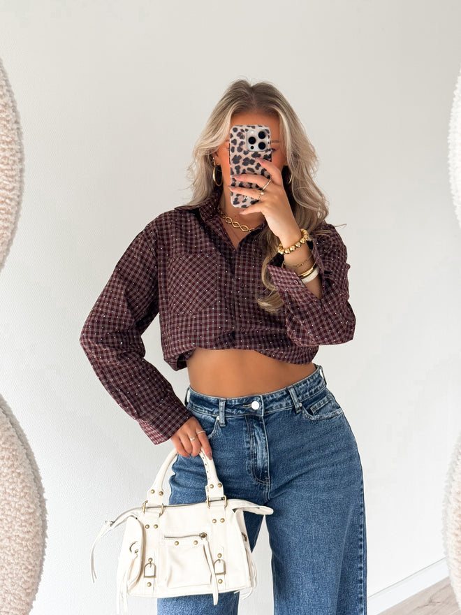 PRE-ORDER Ella blouse bordeaux