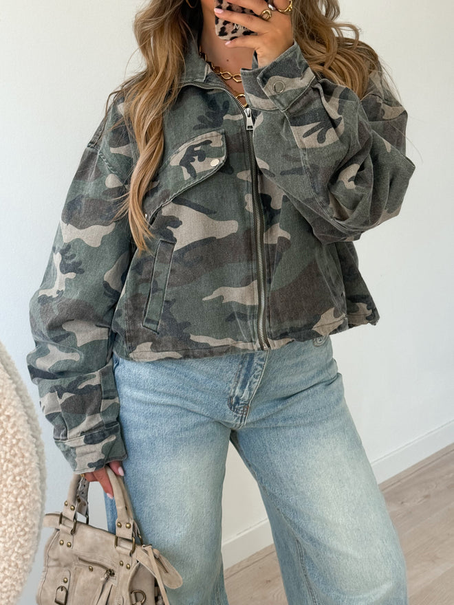 PRE-ORDER Chrissy jacket camo