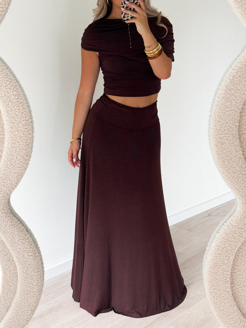 Naomi skirt brown