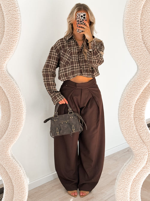 Lola blouse brown